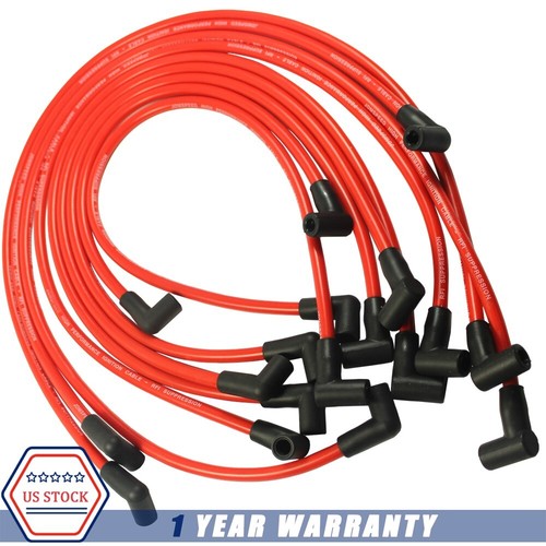 Electronic Ignition HEI Spark Plug Wire Set 10.5MM Fit Chevy SBC BBC 383 454 350 - Picture 4 of 12