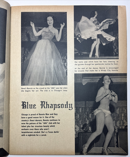 GALA Men's Magazine (Jan 1952) CLEO MOORE Madeline Castle Pinup Girlie RARE VG+ - Picture 3 of 7