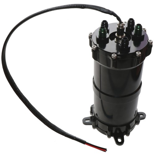 Billet Aluminium Kraftstoffwirbel Schwalltopf zur Aufnahme von 1 oder 2 Hochdruckpumpen - Bild 1 von 4