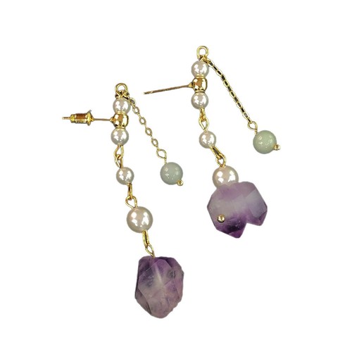 Elegant Women Long Drop Dangle Earrings Natural Freshwater Pearl Tassel Jewelry - Picture 5 of 17