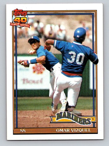 1991 TOPPS BASEBALL CARDS - ROOKIE - MVP - HOF - COMPLETE YOUR SET - TTM #1-#298 - Picture 495 of 498