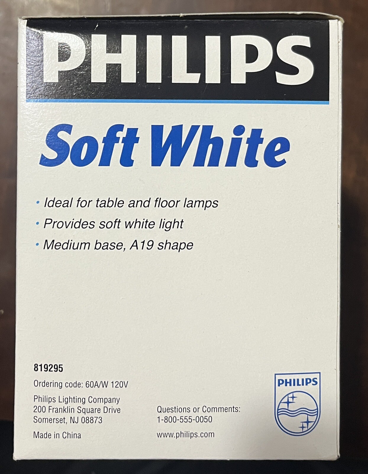 16 Pack Philips Soft White 100w  Filament Bulbs Incandescent A19 Medium Base