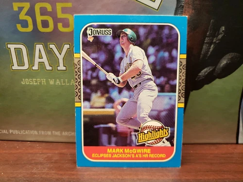 1987 Donruss Highlights - #46 Mark McGwire Athletics 