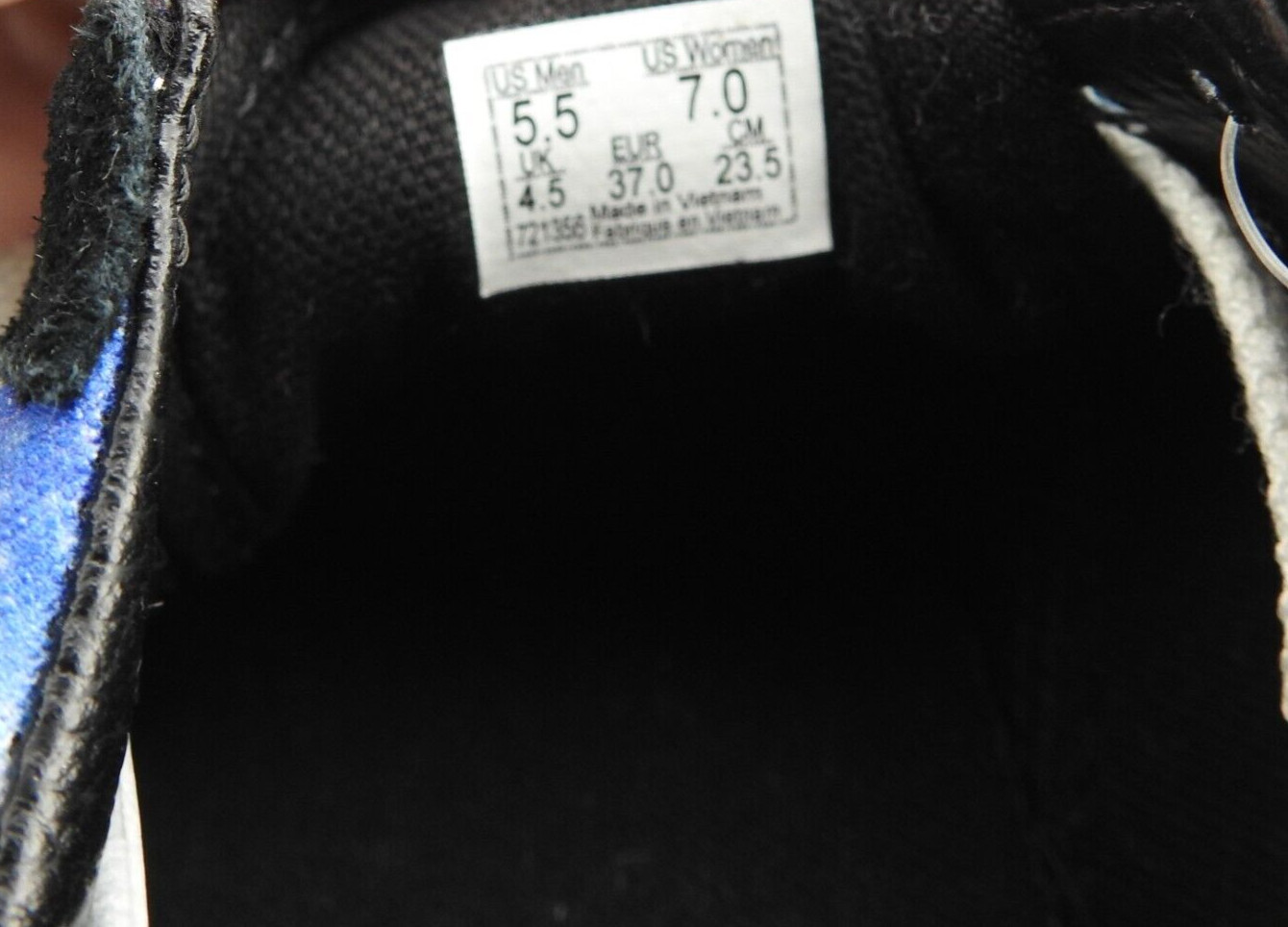 Vans Old Skool Galaxy & Black Skate Shoes Womens 7 Mens 5.5 thumbnail 5