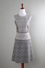 BELLE BADGLEY MISCHKA NWT $169 Multi-Tonal Snake Print Lined Shift Dress Size 4
