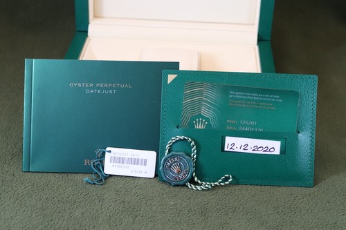 Rolex Datejust 36mm Two Tone Everose Gold Ref 126201-0014 Slate Dial - Picture 10 of 11