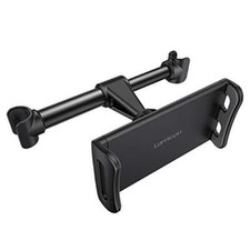 Car Headrest Mount, Tablet Headrest Holder - Stand Cradle Compatible Black