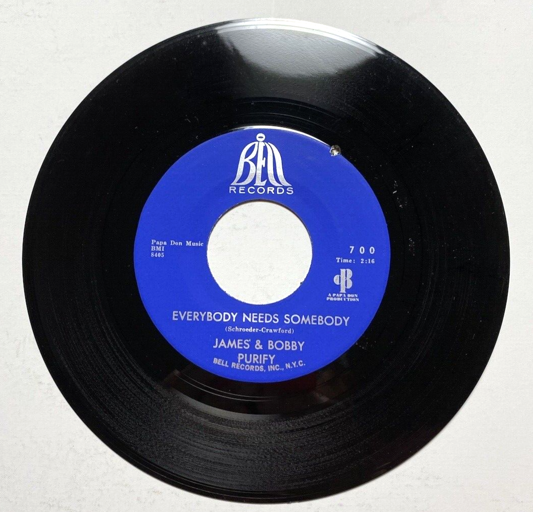 英7” James And Bobby Purify Do Unto Me / Everybody Needs Somebody SS2093PROMO STATESIDE プロモ /00080 James & Bobby Purify – Do Unto Me / Everybody Needs Somebody