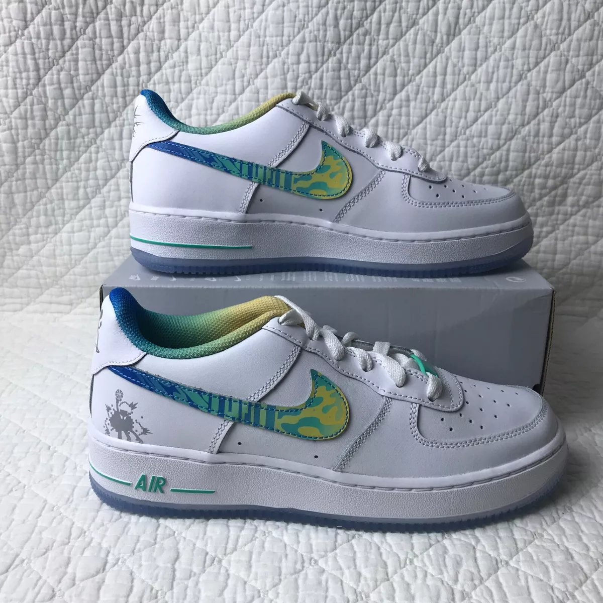 Nike Air Force 1 LV8 (GS) Grade School Shoes Youth SZ 6Y Multicolor  FJ7691-191