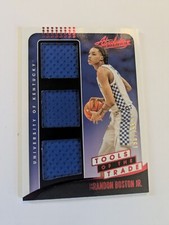 Brandon Boston Jr. 2021 Absolute Draft Picks Tools of the Trade /199 Red KY