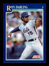 1991 Baseball Score Ron Darling New York Mets #456
