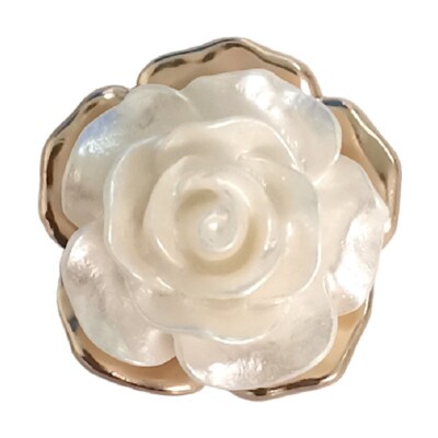20pcs Camellia Metal Buttons DIY Jacket Coat Suit Cardigan Sew Button Accessory