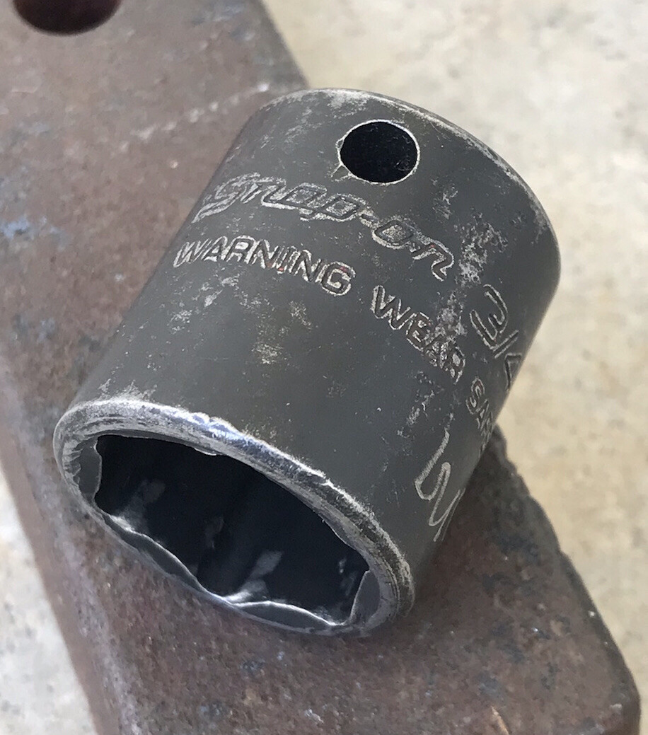 Snap On 3/4" Shallow 3/8" Drive 6 Point Impact Socket IMF240 USA  