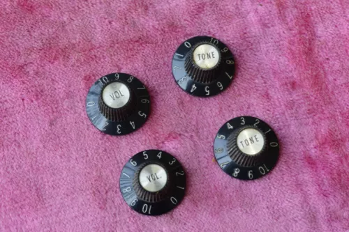 Vintage 1960's Gibson Witchhat Knob Set Witch Hat SG Standard ES-335 ES175 1968