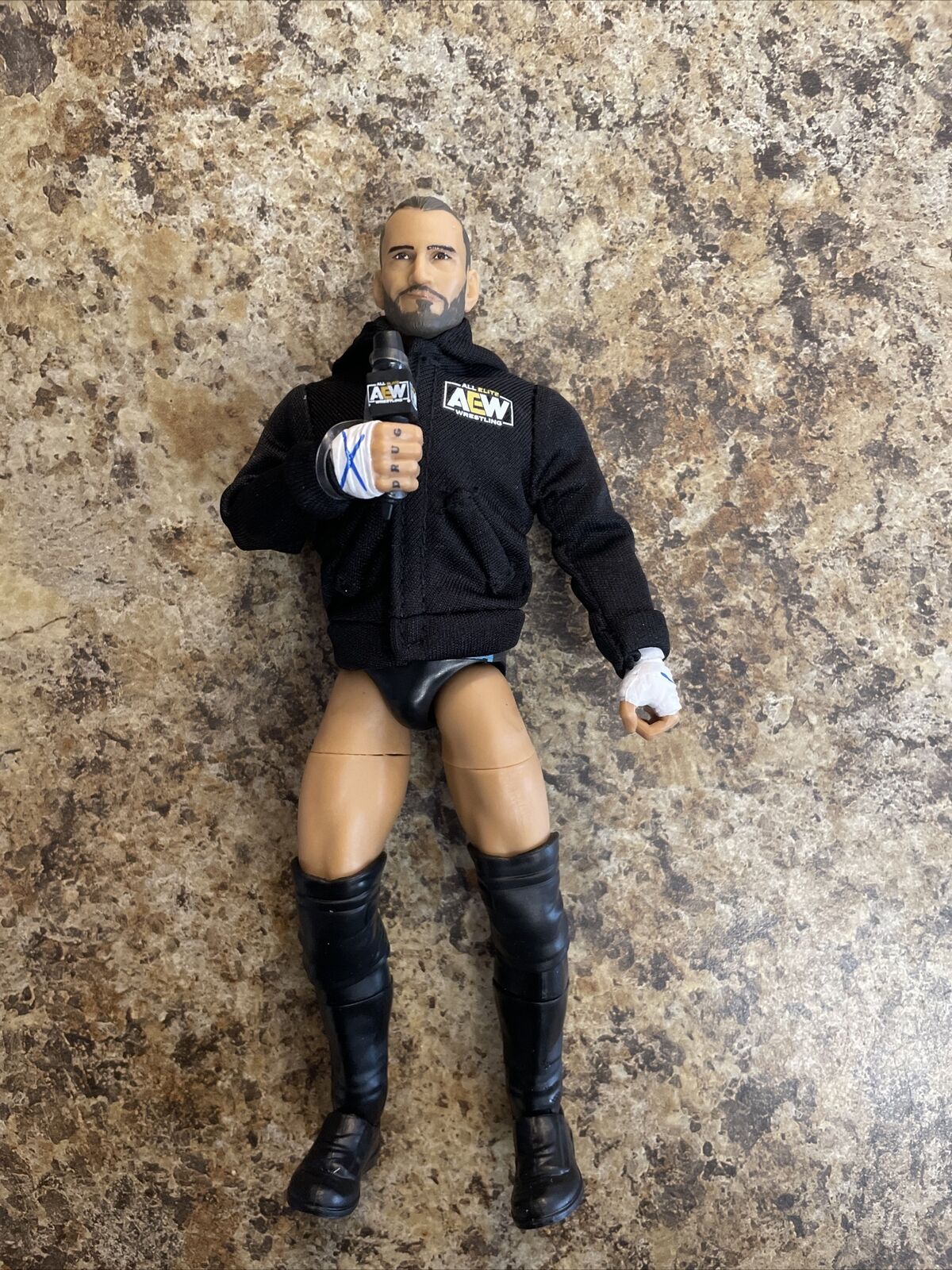 Jazwares CM Punk 7 in Action Figure - AEW0325 Walmart Exclusive WWE ROH AEW