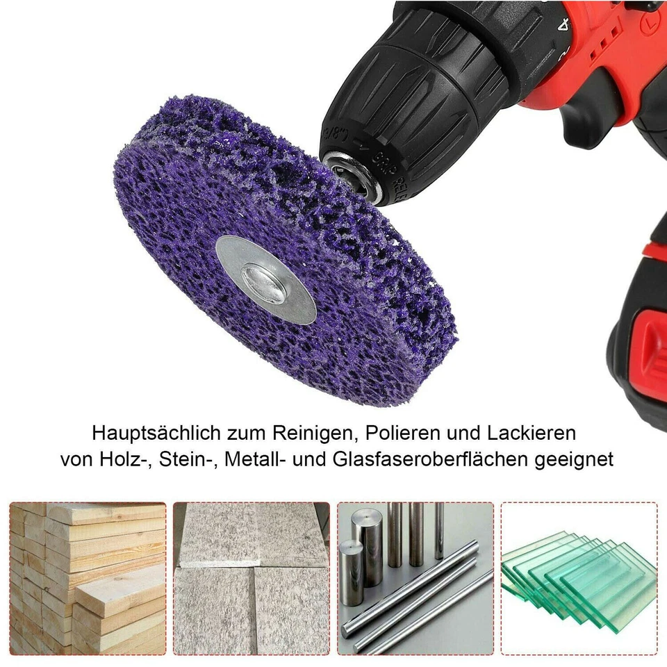 5-50x CSD Scheibe CBS Grob-Reinigungsscheibe Winkelschleifer für Rostio 100mm DE - Bild 3 von 4