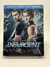 INSURGENT ( Blu-Ray 3D + Blu-Ray + DVD+ Digital HD ) Steelbook, Lionsgate