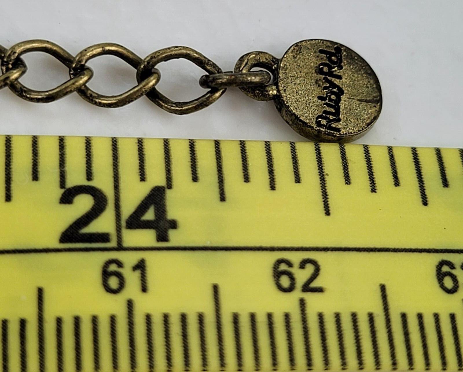 Ruby Rd. Brass Tone Double Chain Multicolor Faux … - image 8