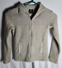 Kuhl Hooded Jacket Alfpaca Fleece M 10 Full Zip Girls Hiking Outdoors