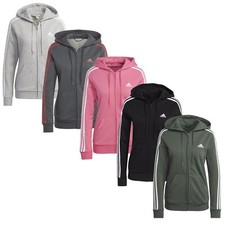 GIACCA felpata adidas JACKET HZ5743/HM1897 W 3S FL FZ HD Felpa invernale Fleece