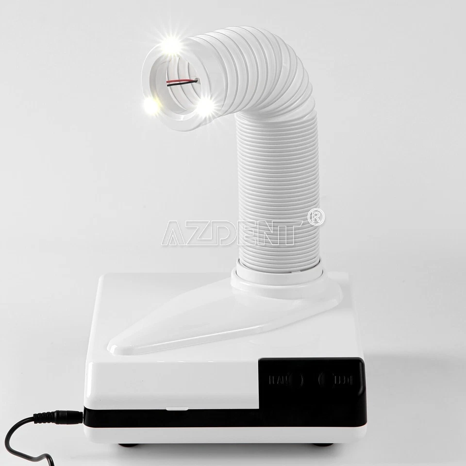 Equipo de succión de polvo LED extractor colector de polvo de laboratorio dental de EE. UU. Foto 3 de 4