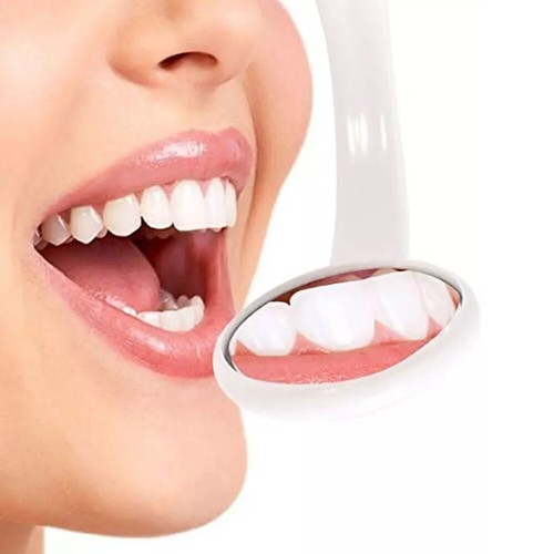 Mirror With LED Light Oral Teeth Checking Mirror Tooth Care Dentist Tools Pink - Picture 8 of 9