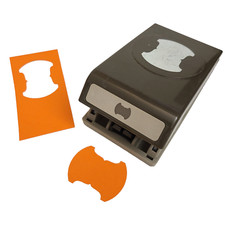 Stampin' Up Round Tab Rectangular Slim Flat Locking Paper Punch