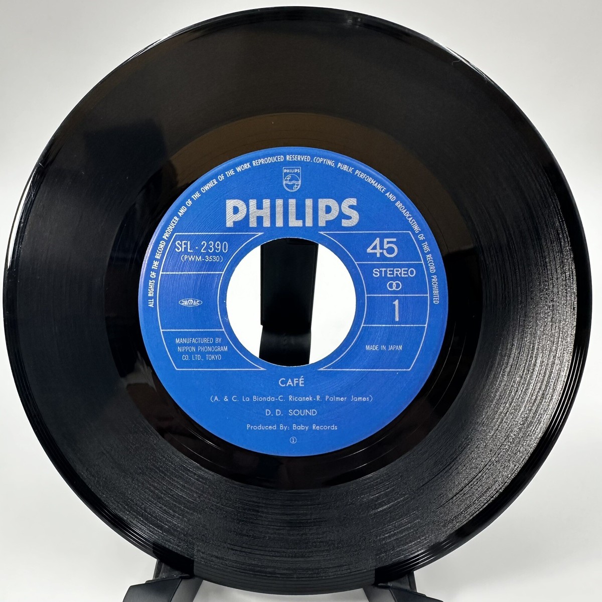 Japan Edition D.D. SOUND / Cafe 45 Single 7” Single PS EX/EX From