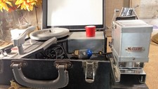 60's Vintage MCM McClure Movie Projector Record Player Chrome Picturephone Read