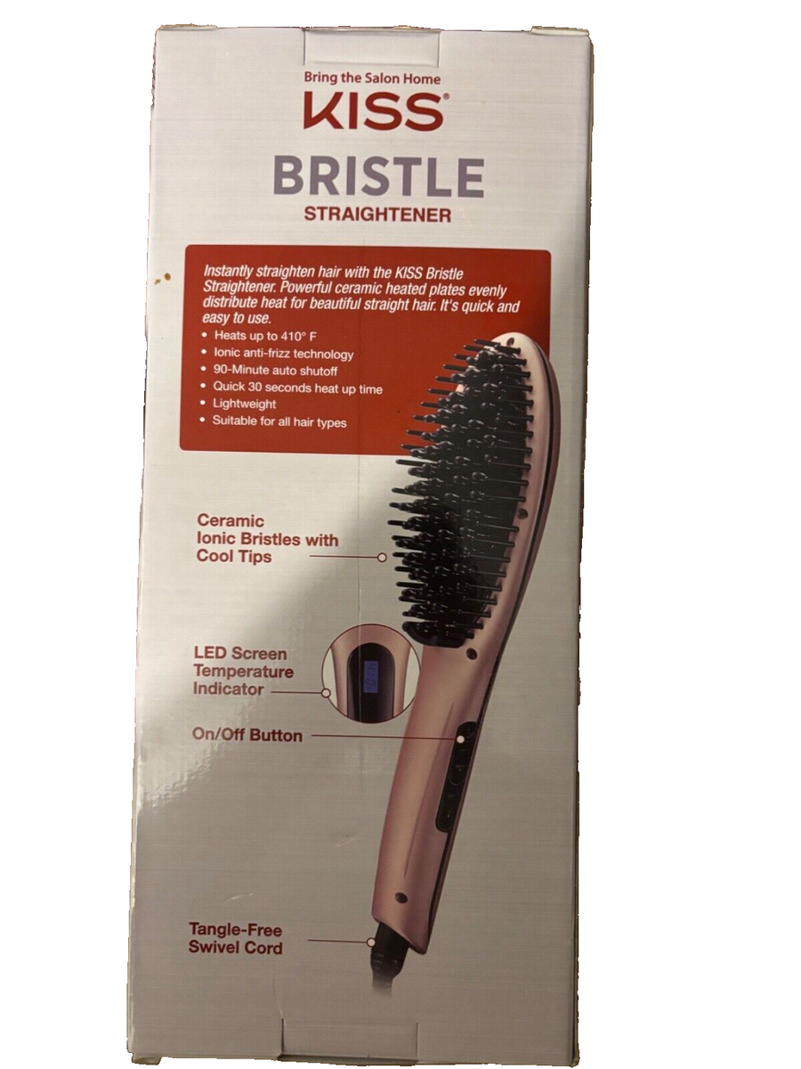 Hair Straightener Kiss Bristle Straightener Brush Kiss Bristle