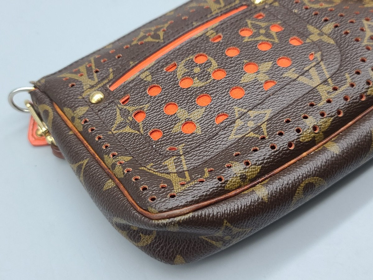 Louis Vuitton Monogram Perfo Perforated Pochette Hand Bag CA0036