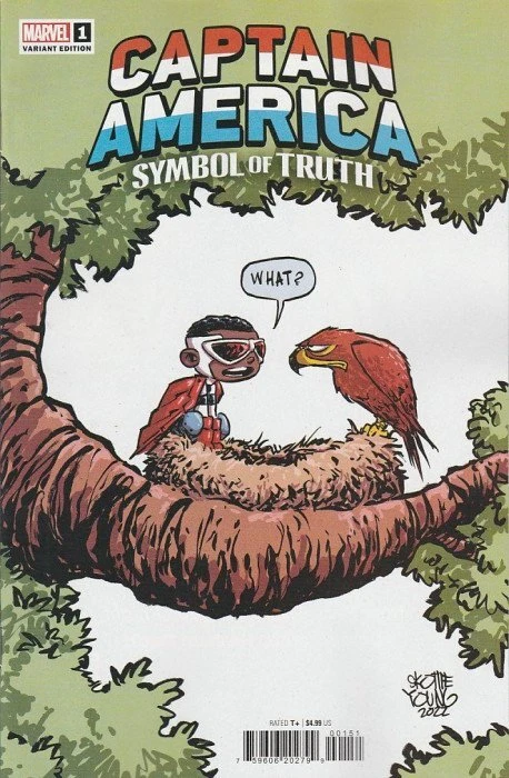 CAPTAIN AMERICA : SYMBOL OF TRUTH ISSUE 1 - FIRST PRINT YOUNG VARIANT - MARVEL