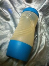 Tupperware C93 kleiner Sportfreund 415 Trinkflasche Sportflasche blau ecoeasy