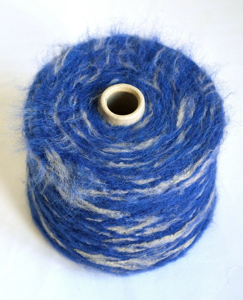 Italian alpaca wool yarns, 1.35 lb / 610 grams cone - Image 2 of 3