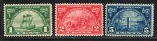 1924 US SC 614 615 616 - Huguenot Walloon Tercentenary Set of 3 - MNH F/VF VF