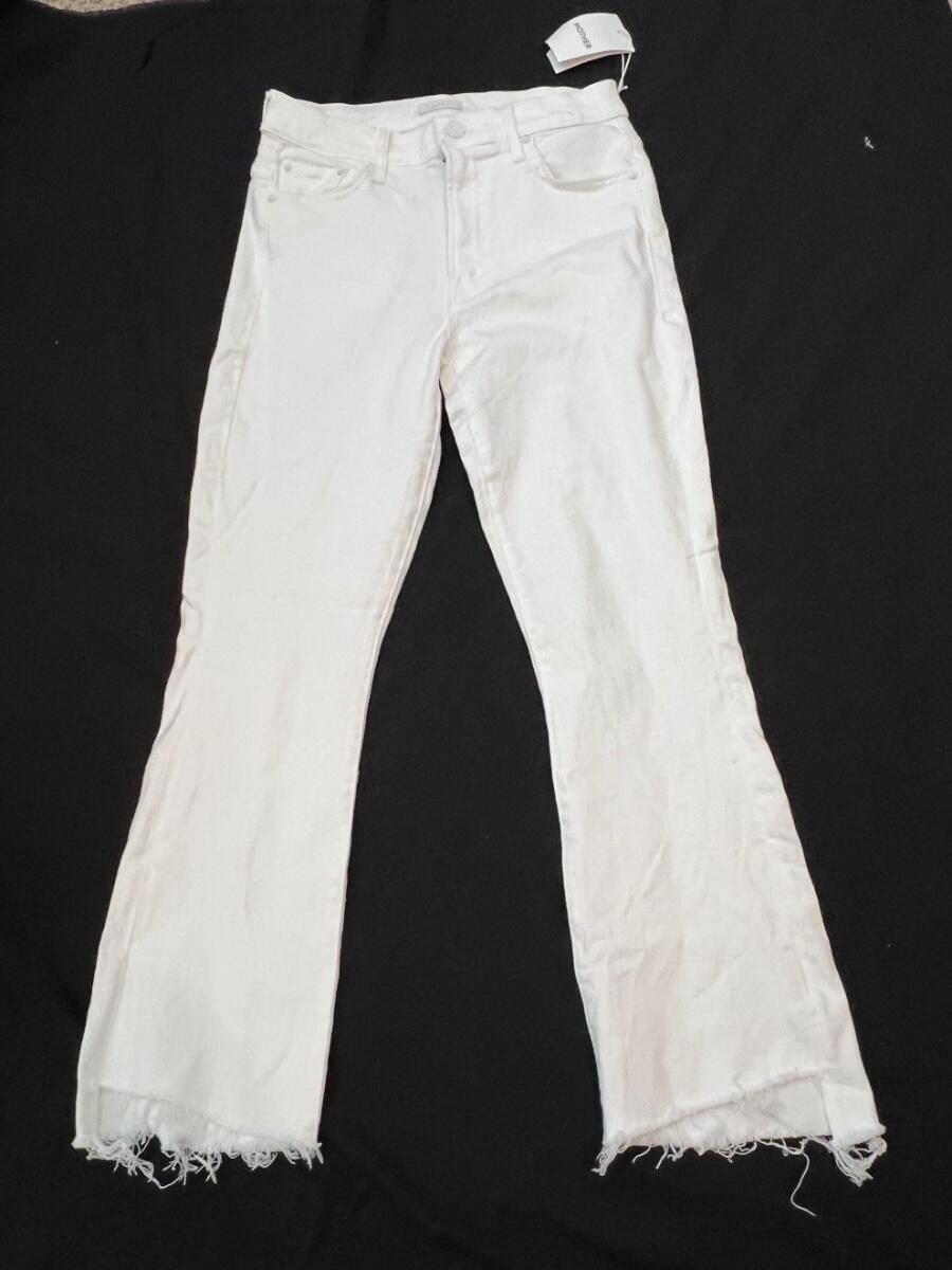 MOTHER Denim sz 27 Insider Crop Step Fray Fairest of them MOTHER Denim sz 27 Insider Crop Step Fray Fairest of them