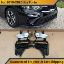 Daytime Running Lamps Fog Signal Lights Cover Bezels for 2019 2020 Kia Forte Set