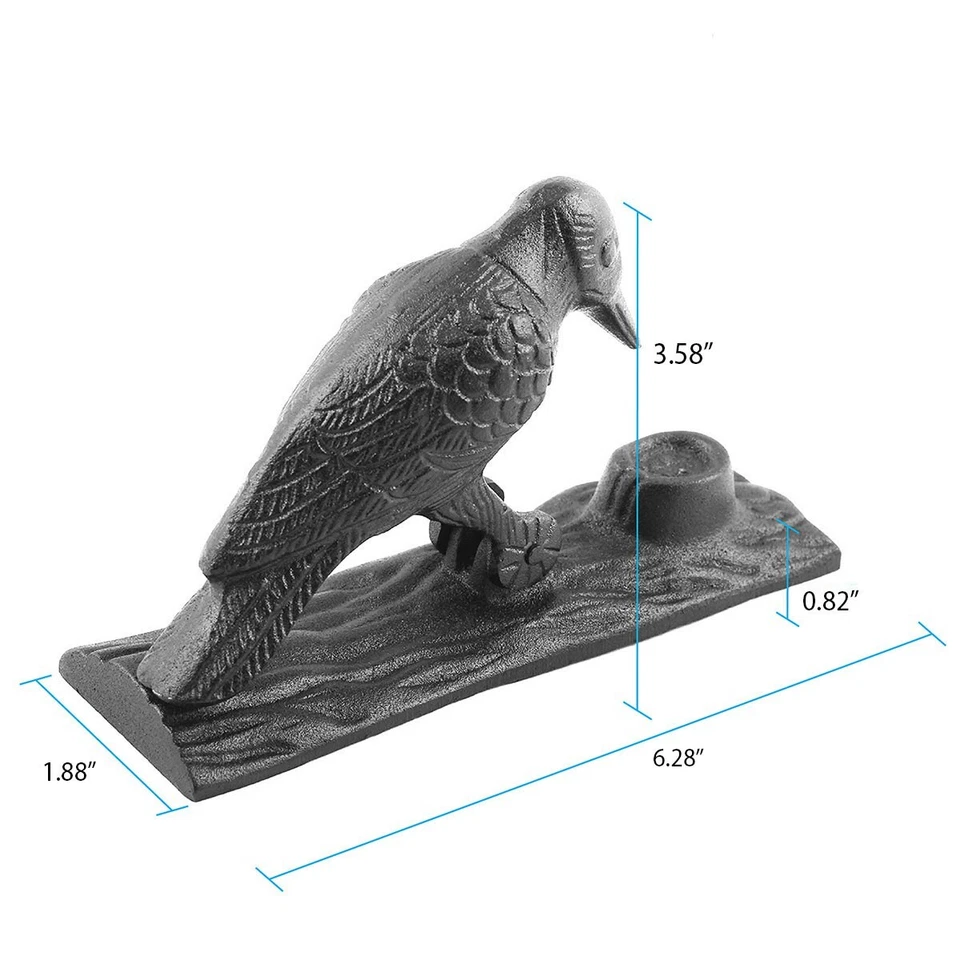 Renovators Supply Brass Antique Door Knocker Woodpecker Design Vintage Knocker - Image 4 of 4