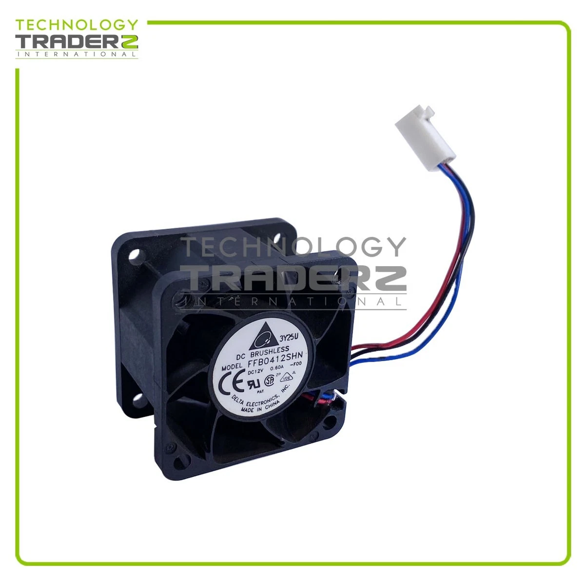 FFB0412SHN Delta 12V DC 0.60A 3-Wire Brushless Cooling Fan Module 