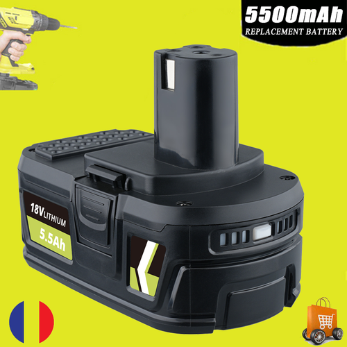 18V Pour batterie RYOBI 9Ah ONE & Plus batterie au lithium RB18L50 P108 P109 7Ah - Photo 16/27