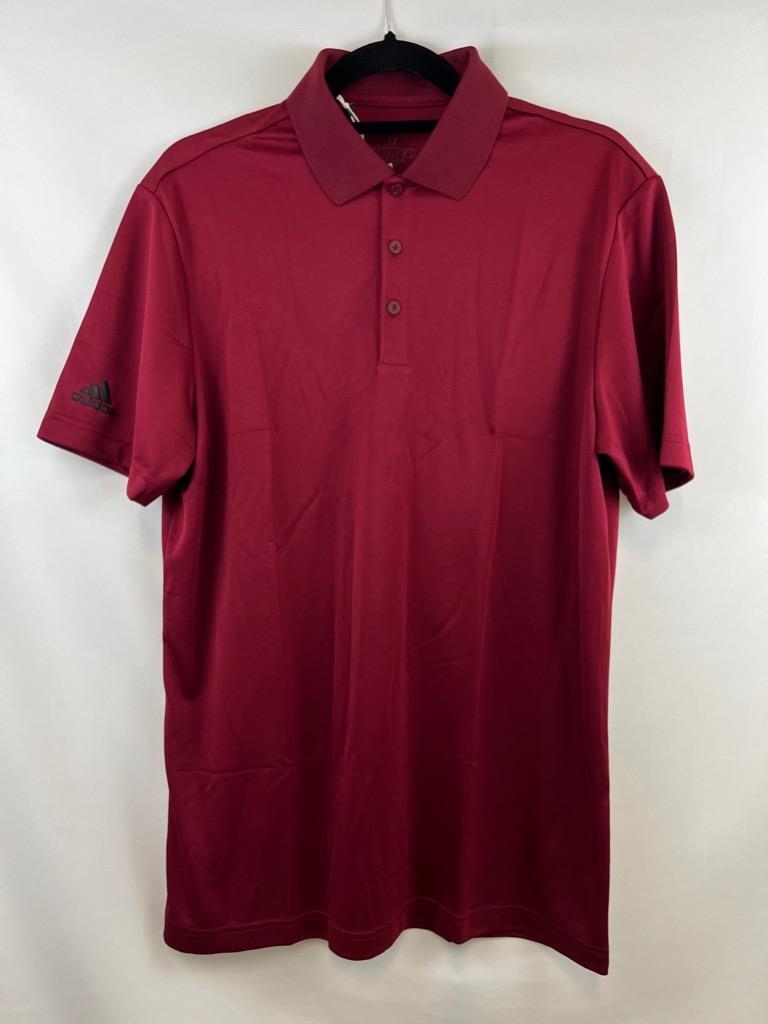 (取寄) アディダス ゴルフ メンズ アディ パフォーマンス ショート スリーブ ポロ adidas Golf men adi Performance Short Sleeve Polo Collegiate Burgundy ADIDAS GOLF Men' PERFORMANCE Short Sleeve Polo Shirt Burgundy Sz M