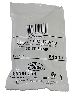 #ad Gates G27100 0606 Hydraulic Coupling 3 8 Single Wire $12.60