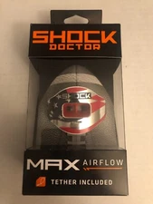 Max Airflow Shock Doctor Football Lip Guard Flag Mouthguard One Size Fits Most