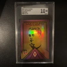 2022 Panini Phoenix - Contours Pink #CT-5 Joe Burrow 61/175 SGC 10, Pop 1! Rare!