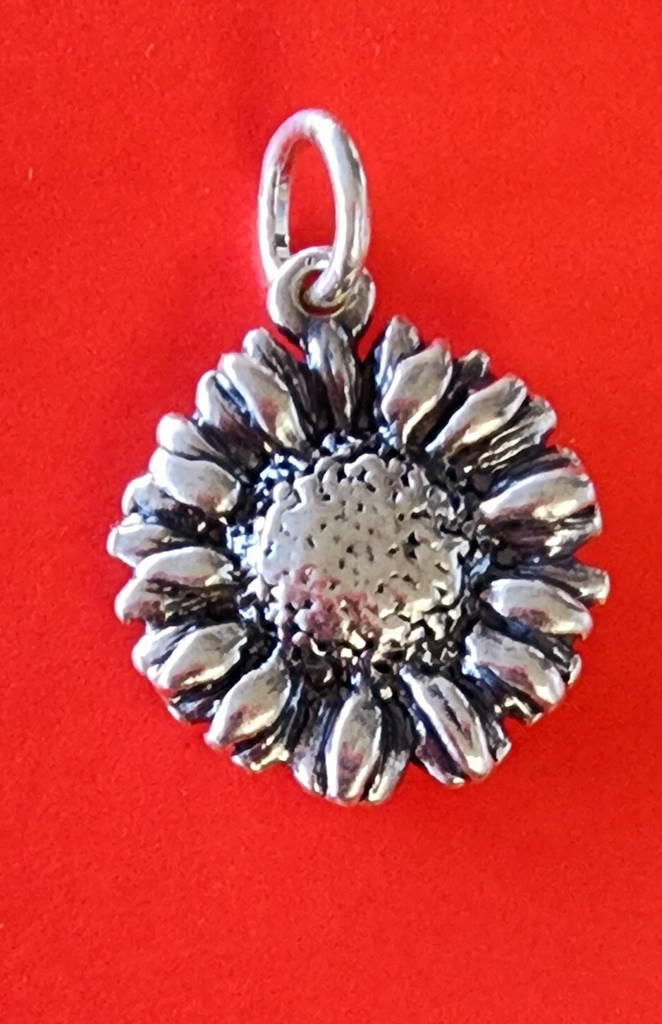 James Avery RETIRED SUNFLOWER NECKLACE, 16" Sterling … Gem