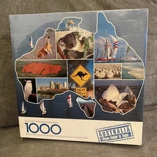 Vintage Springbok Australia Down Under Is Top 1000 Pc Jigsaw Puzzle Sealed New
