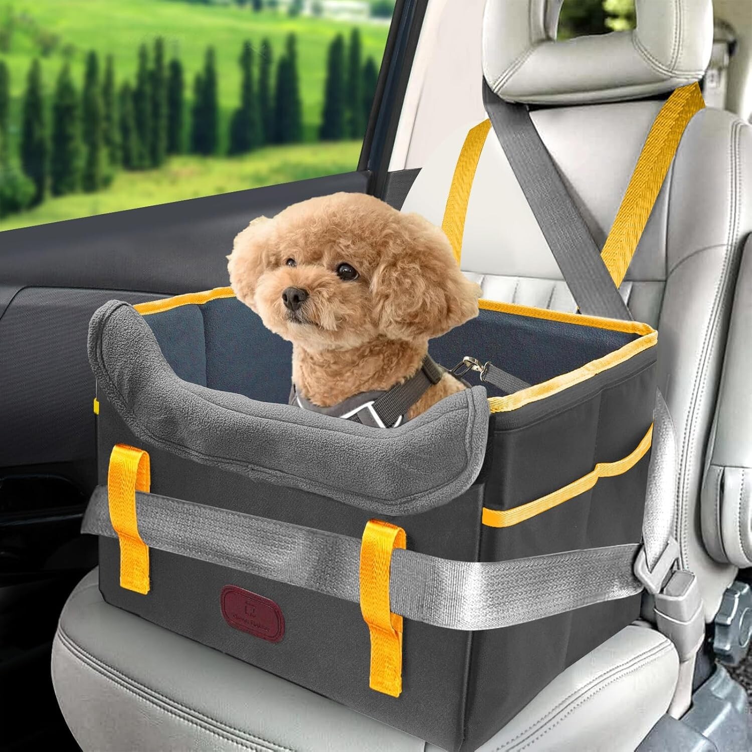 Siège Auto pour Chien ThreeDokke, Panier de Voyage pour Escapade en Famille