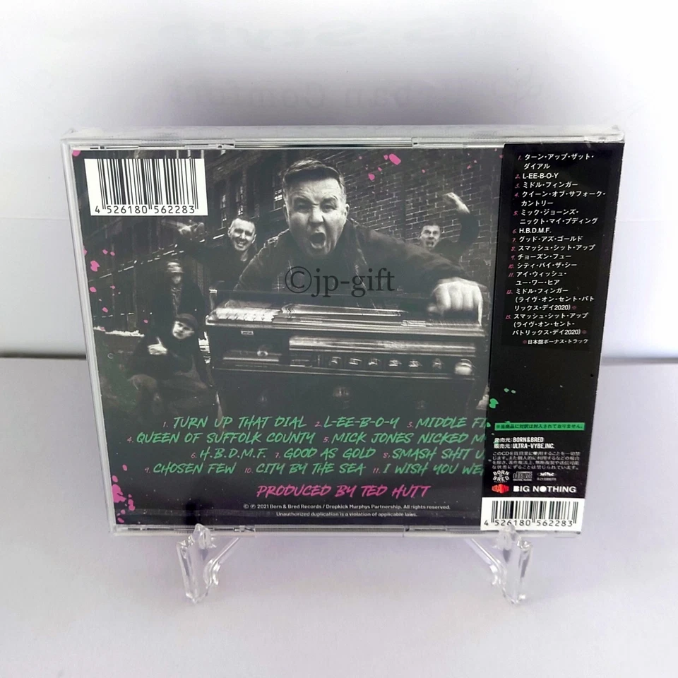 Dropkick Murphys TURN UP THAT DIAL Japan Music CD Bonus Track - Image 2 of 3