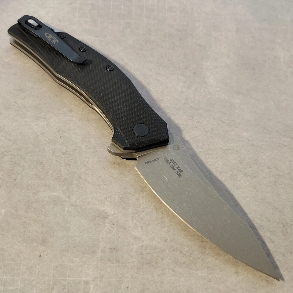 Cuchillo Tolerancia Cero Hecho en EE. UU. 0357 Táctico A/O Liner Lock G10 Foto 3 de 4