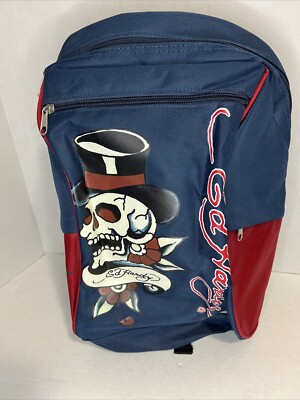 Ed Hardy Blue Black Women Backpack NWT Ed Hardy | Bags | Ed Hardy Blue Black Women Backpack Nwt  main image 4